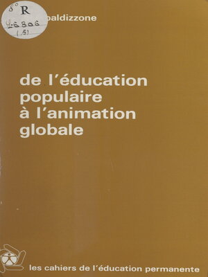 cover image of De l'éducation populaire à l'animation globale